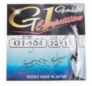 Крючки Gamakatsu G-1 Competition G-104