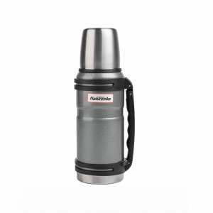 Термос NATUREHIKE Outdoor Stainless Steel Vacuum Flask 1л (Rock gray)