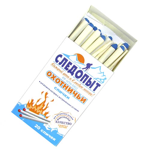 Спички охотничьи "СЛЕДОПЫТ-Экстрим"