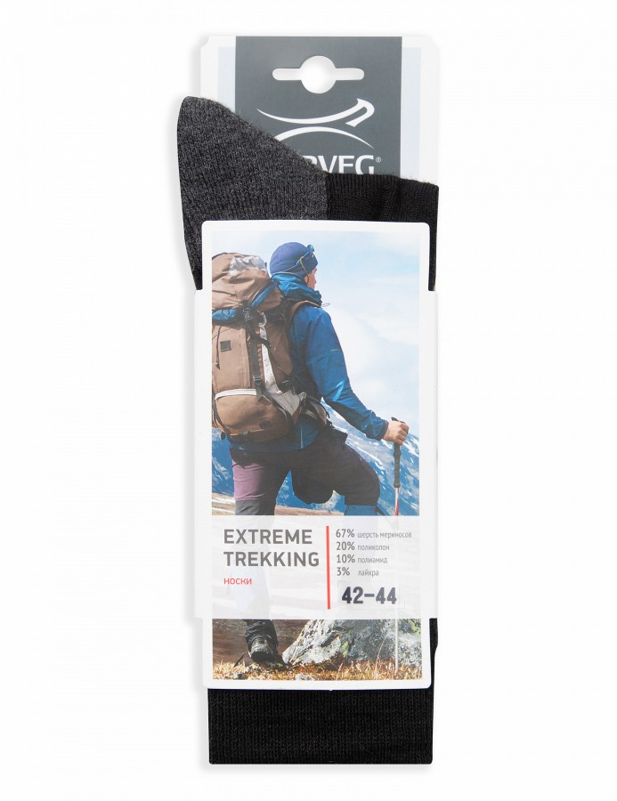 Носки NORVEG EXTREME trekking цвет черный 9ETMRU-002