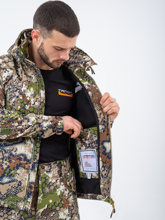 Костюм "TRITON PRO" -5 (SoftShell, Forest Green) TRITONGEAR 2022