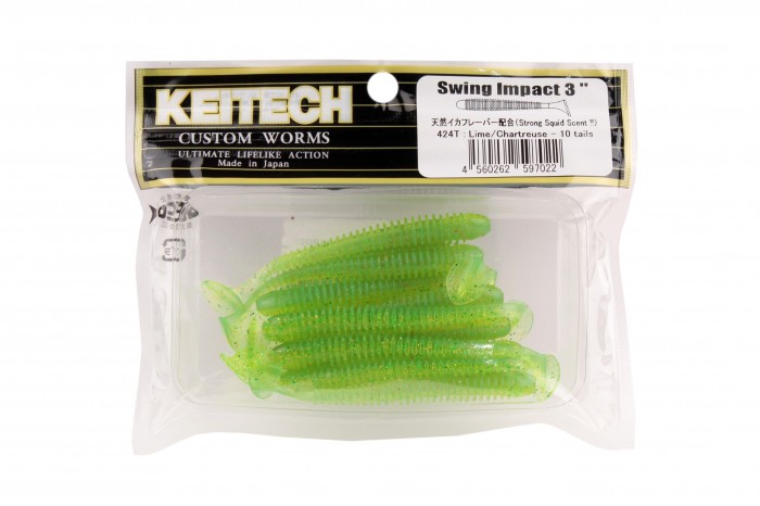 Приманка силиконовая Keitech Swing Impact 3 1 уп *