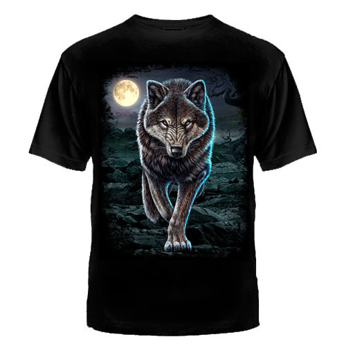 Футболка "Волк на лапах"