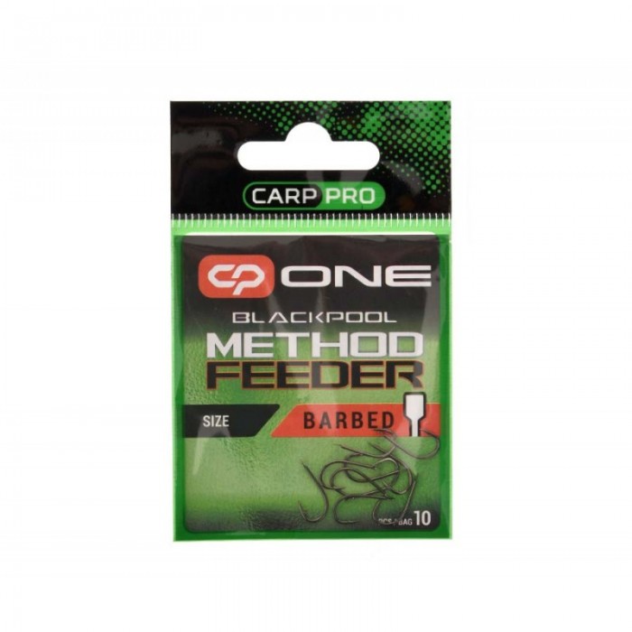 CARP PRO Крючок Black Nickel Blackpool Method Feeder Ringed