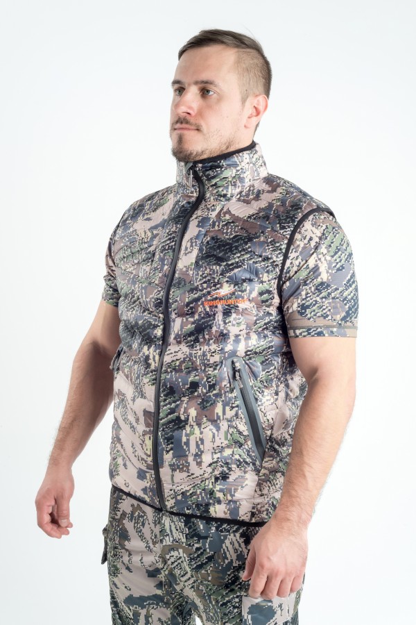 Жилет King Hunter WARM, Camo Gray