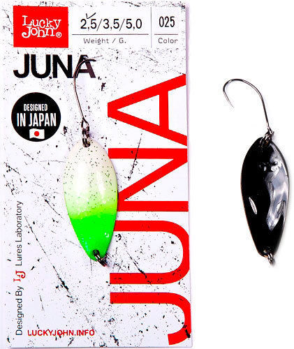 Блесна колеб. Lucky John JUNA длин. 30мм/02.5г