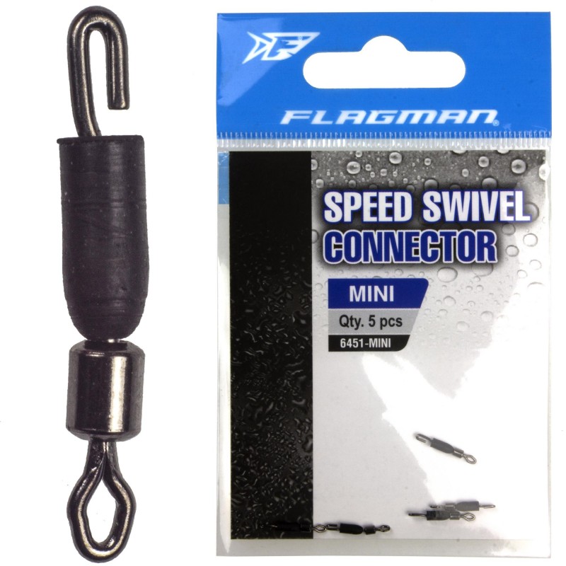 Вертлюг быстросъемный Speed Swivel Connector Mini 5шт