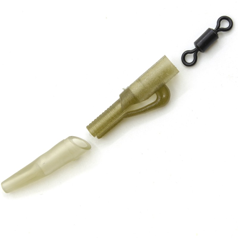 Набор клипса вертлюг конус Micro Lead Clip, Swivels & Tail Rubbers