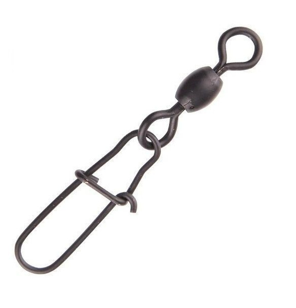 Вертлюг с карабином STAINLESS CRANE SWIVEL MADCAT®