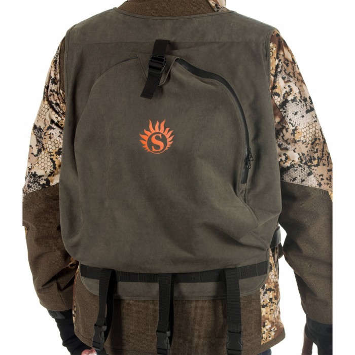 Жилет мужской разгрузочный с рюкзаком "TRACKER II", ISLANDIYA оливковый/ OLIVE