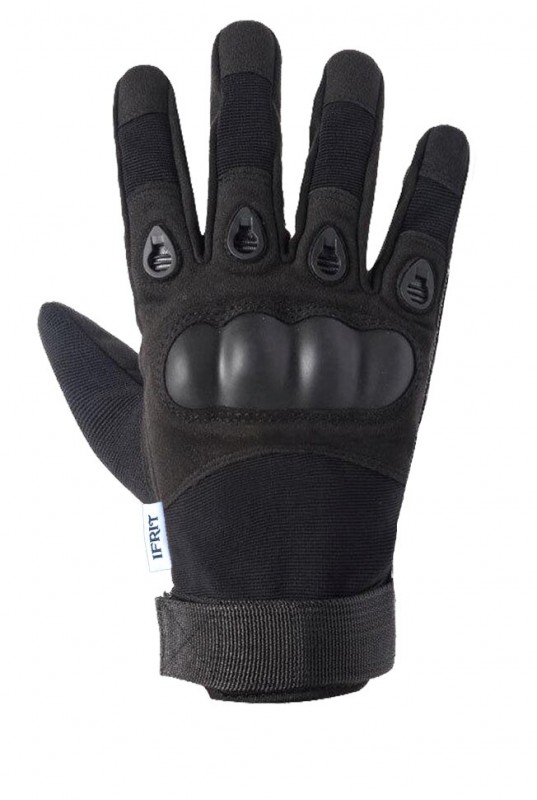 Перчатки тактические Альфа 2 с пальцами (черные)