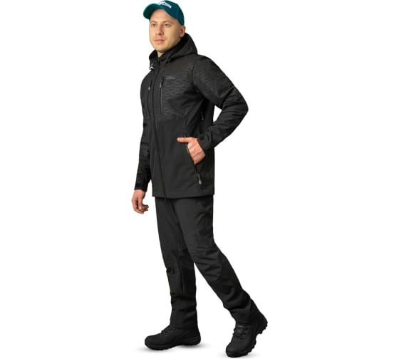 Костюм Bering (Беринг) (софт-шелл, черный) GRAYLING