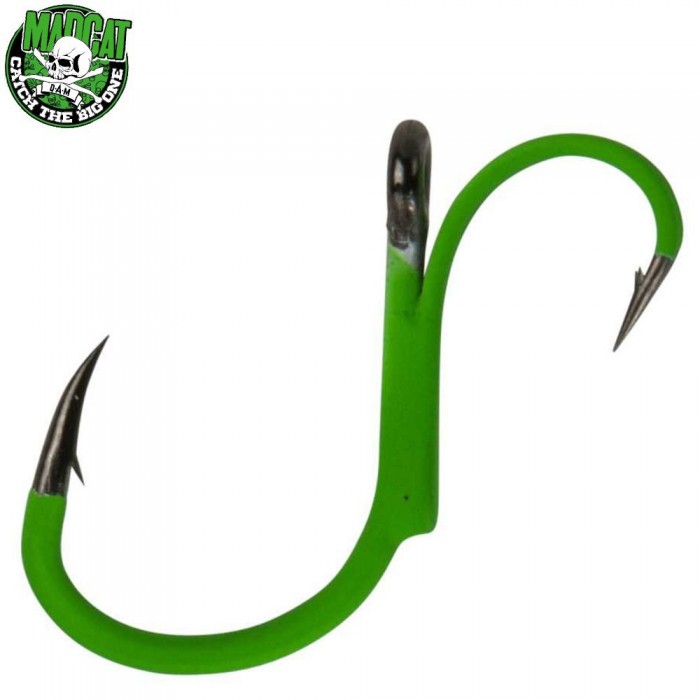 Крючой двойной на сома MADCAT STINGER HOOK - 4шт.