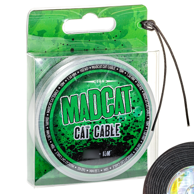 Поводковый материал MADCAT CAT CABLE -10m-1.35mm-160kg