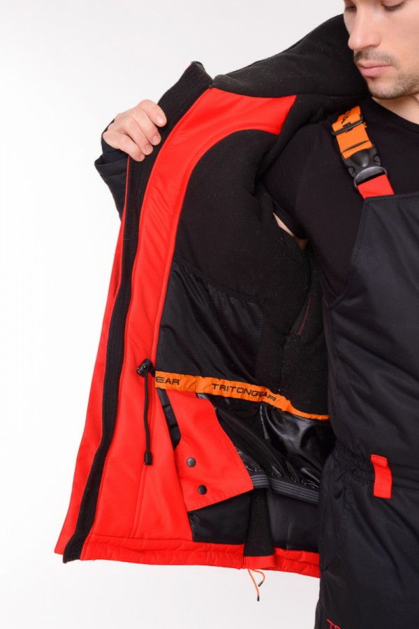 Костюм "YAKUTIYA PRO" -50 ПК (Таслан, Красно-серый) TRITON