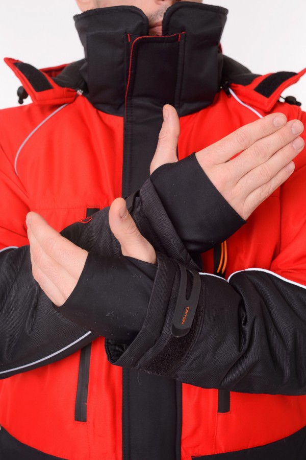 Костюм "YAKUTIYA PRO" -50 ПК (Таслан, Красно-серый) TRITON