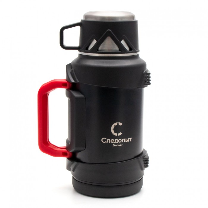 Термос "СЛЕДОПЫТ-DAKAR" со складными ручками 1,5 л