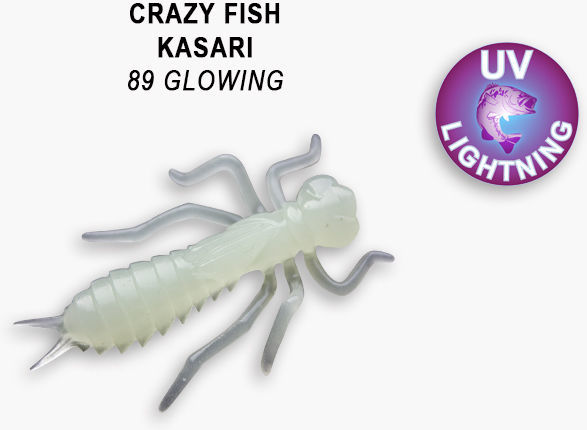Силиконовые приманки Crazy Fish KASARI 1,6