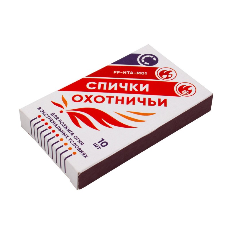 Спички охотничьи "СЛЕДОПЫТ-Экстрим", длительного горения, 10 шт