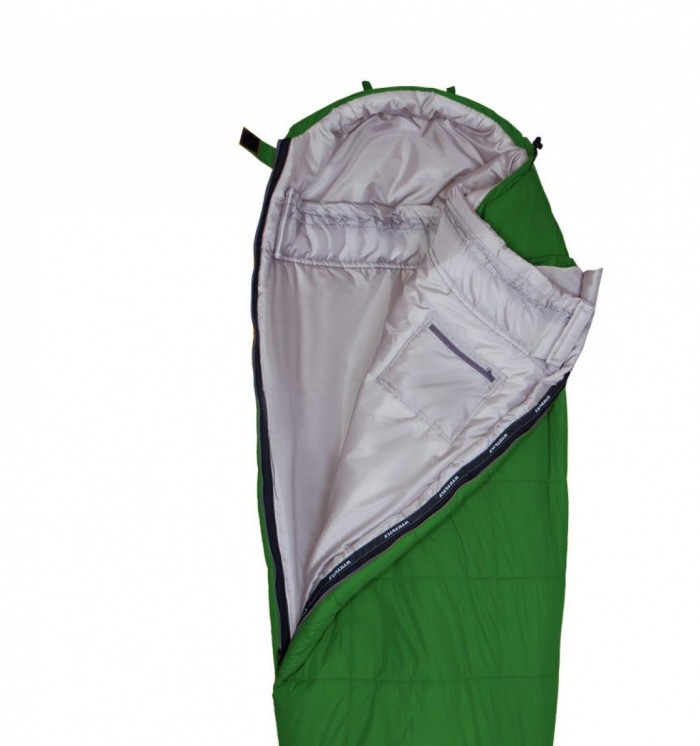 Спальник Манарага Trekking-1 LETO (правый, зеленый)