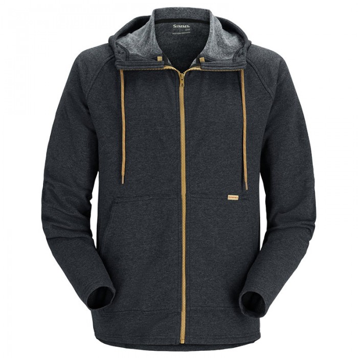 Толстовка Simms Vermilion Full-Zip Hoody (Black Heather)