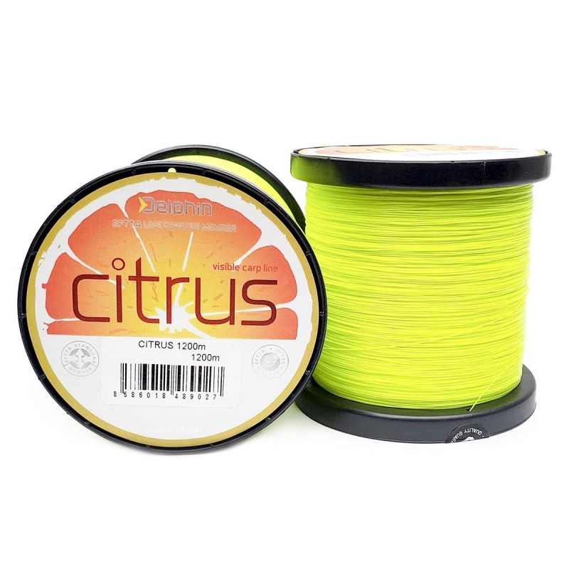 Леска CITRUS Carp Line / 1200m DELPHIN