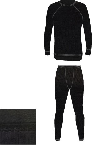 Термобелье 5632B Hunting (черный)