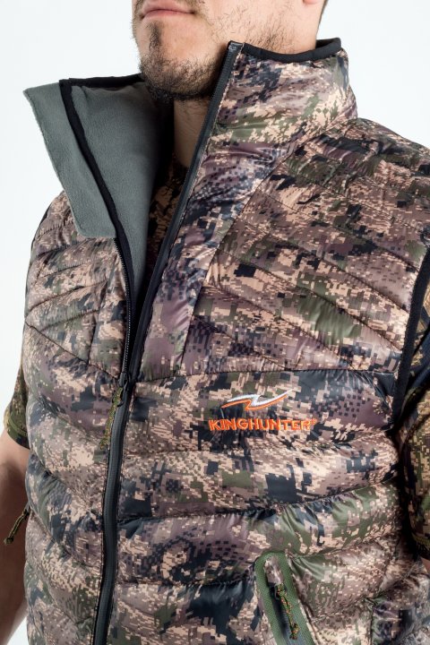 Жилет King Hunter WARM, Camo Green