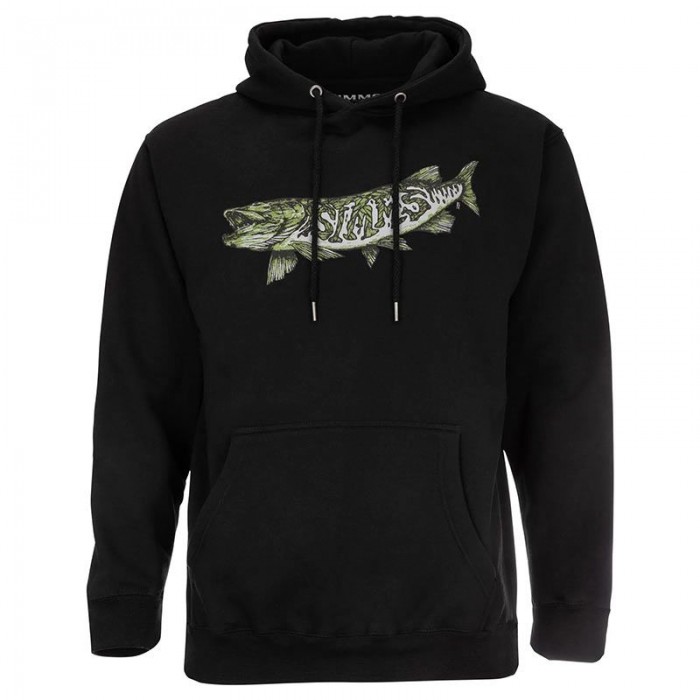 Толстовка Simms Keeler Musky Hoody, Black