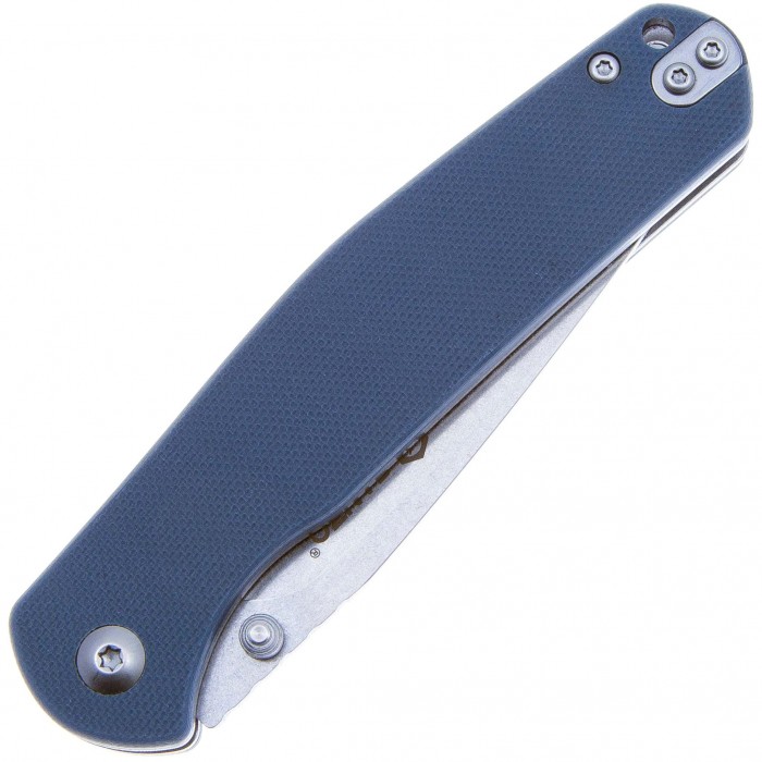 Нож складной "Ganzo" с клипсой, дл.клинка 89 мм, сталь 8CR14, цв. серый G6804-GY