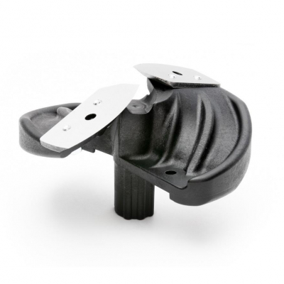 Голова режущая ледобура ICEBERG-130(R) v2.0/v3.0 (правое вращ.) в сборе (радиусные ножи + защ. футля