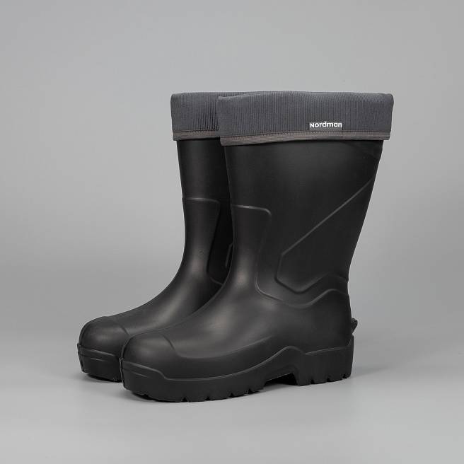 Сапоги из ЭВА, утепленные, с манжетой, цвет Черный 5-2025-D01 Nordman Active Pro