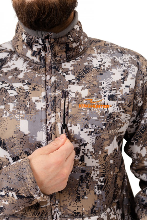 Куртка флисовая King Hunter JACKET (Camo Snow )