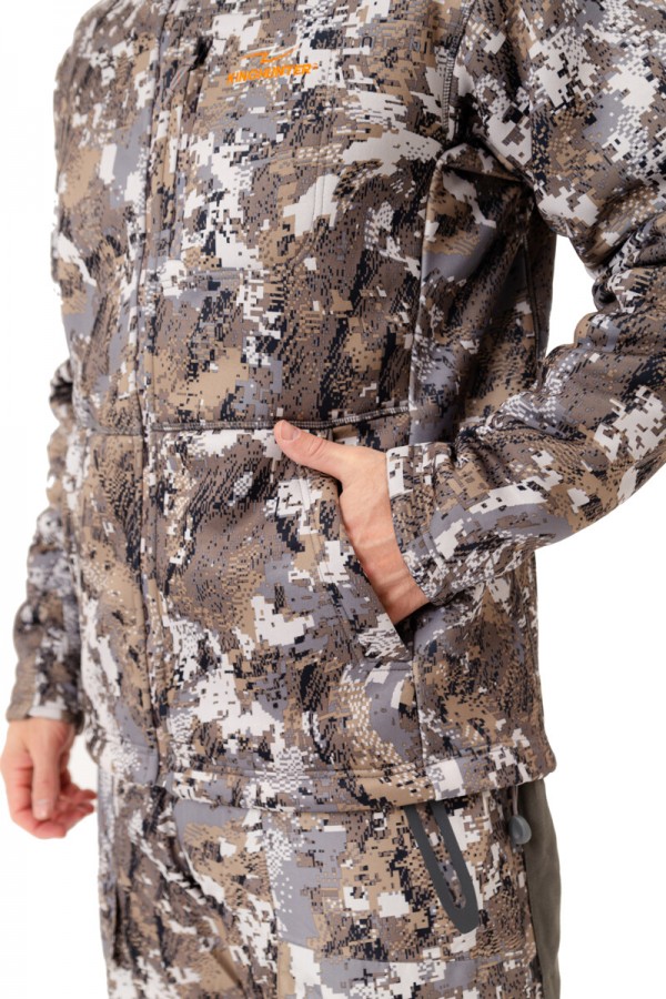 Куртка флисовая King Hunter JACKET (Camo Snow )