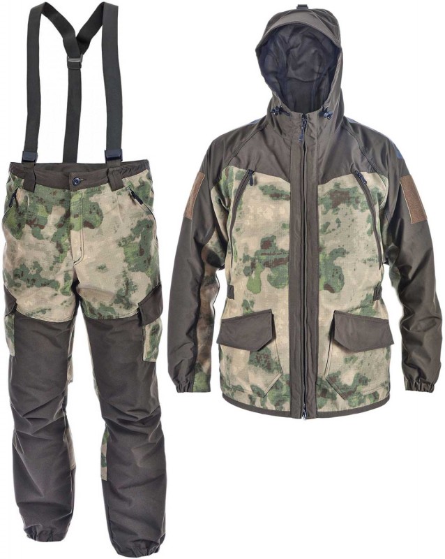 Костюм мужской демисезонный "Stalker", twill рип-стоп, мох