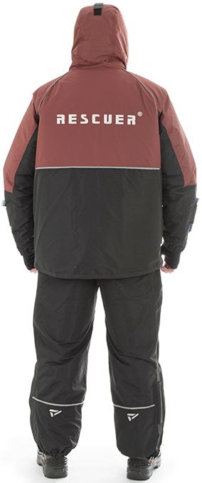 Костюм-поплавок зимний мужской "RESCUER VI", HARDGUARD, махагон