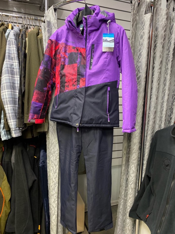 Костюм Женский ГРАЦИЯ NEW TGR 2022-1Фиолетовый-Абстракция