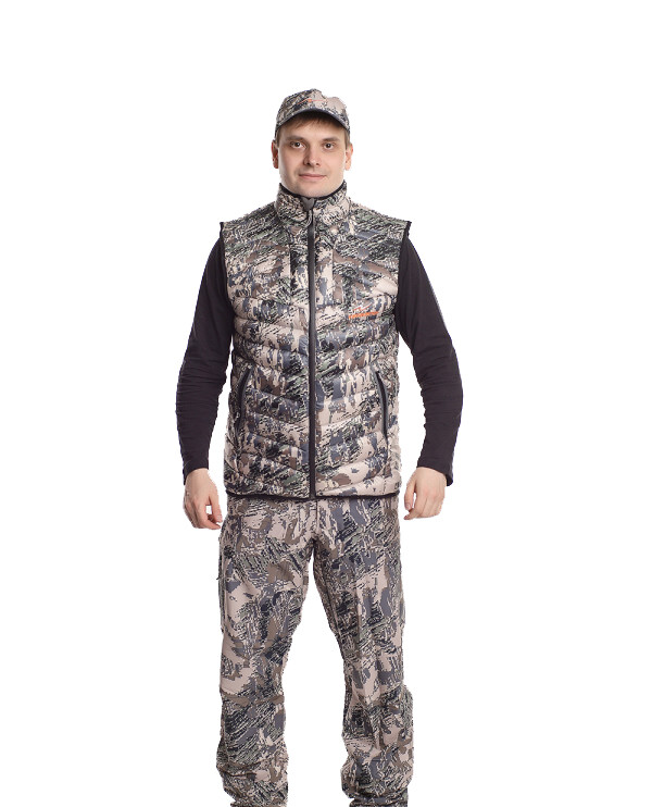 Жилет King Hunter WARM, Camo Gray