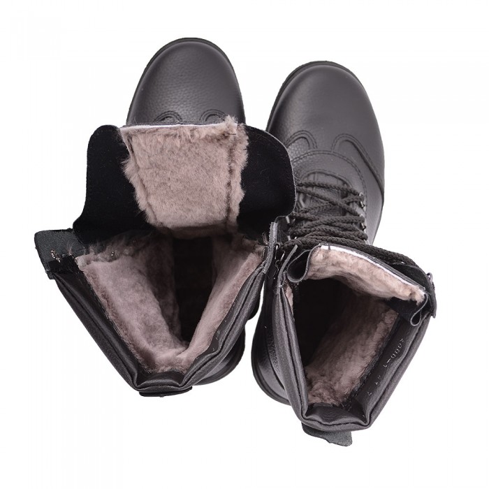 Ботинки "Ратник" глухой клапан (зима) натур мех