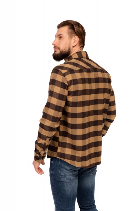 Рубашка King Hunter City (Хаки-черный )