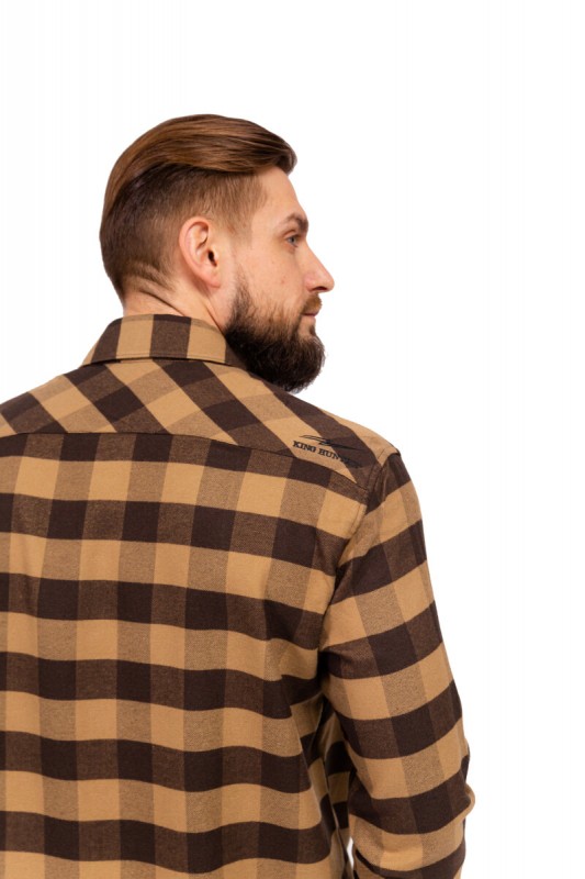 Рубашка King Hunter City (Хаки-черный )