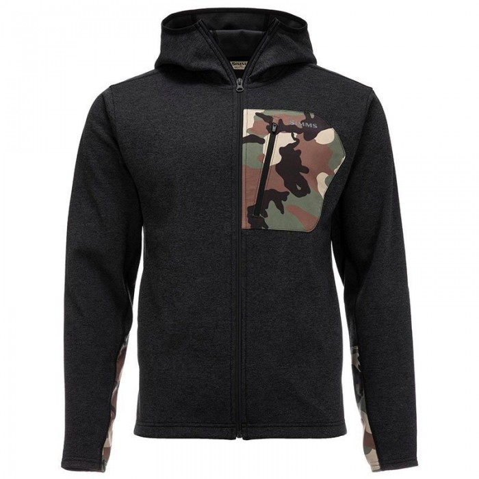 Толстовка Simms CX Hoody, Black Heather