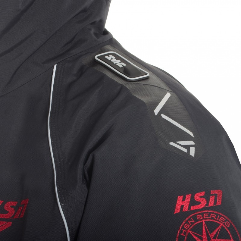 Костюм мужской демисезонный "STALKER II", hardguard, черный (красн. молнии)