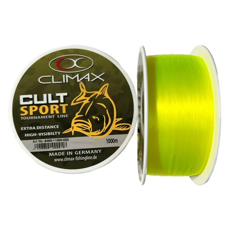 Леска Climax Cult Sport yellow 1000м