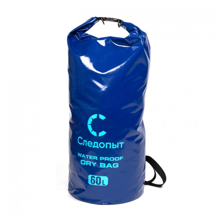 Гермомешок "СЛЕДОПЫТ - Dry Bag" 60л. синий PF-DB-60