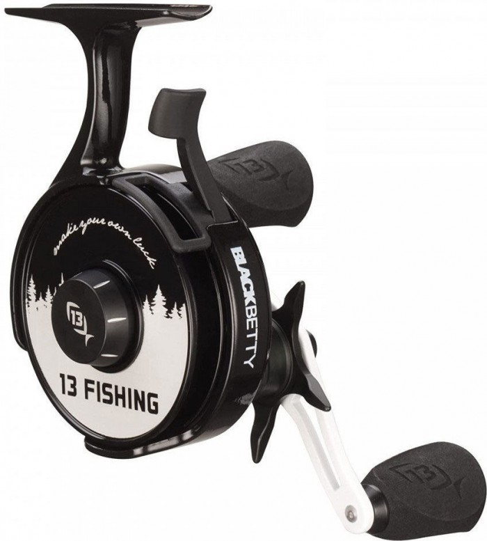 Катушка 13 FISHING FreeFall Carbon - Inline Ice Fishing Reel - Northwoods Edition - 2.5:1 LH (левая)