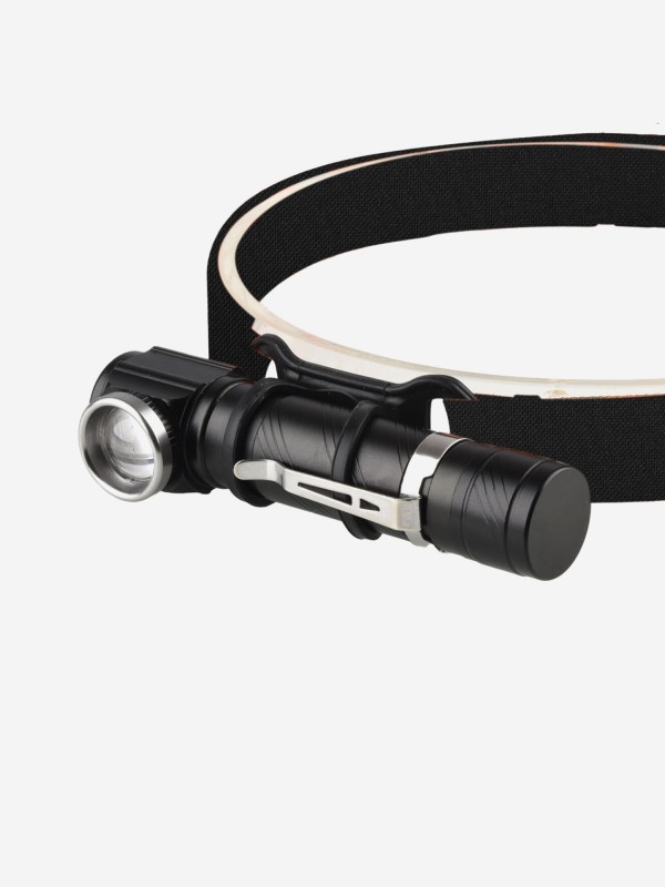 Фонарь налобный "Сибирский Следопыт -Big Tenzor", съемный, 1LED,аккум.220В PF-PFL-HL35