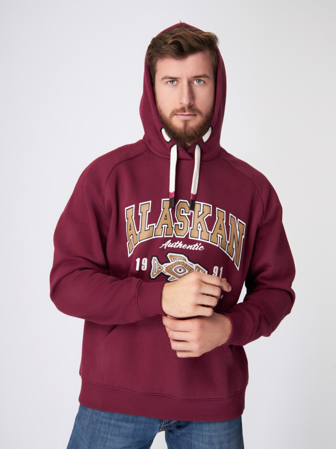 Толстовка Alaskan Promo Hoodie Claret