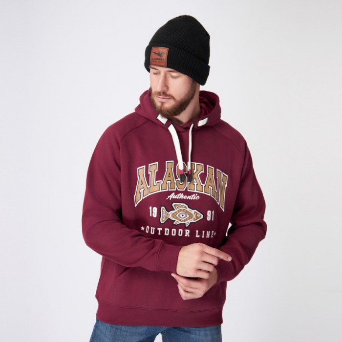 Толстовка Alaskan Promo Hoodie Claret