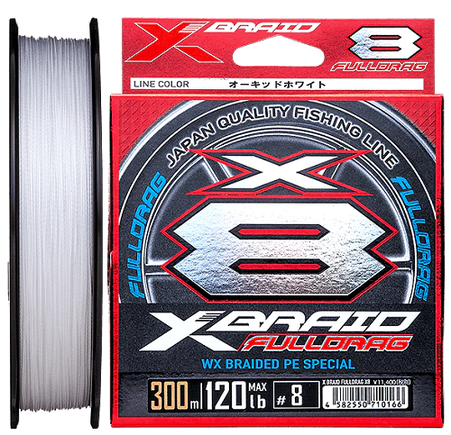 Шнур YGK X-Braid Fulldrag X8 300m